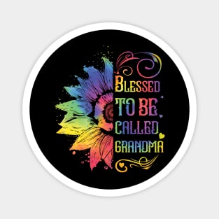 Sunflower Blessed To Be Called Grandma Mothers Day Magnet